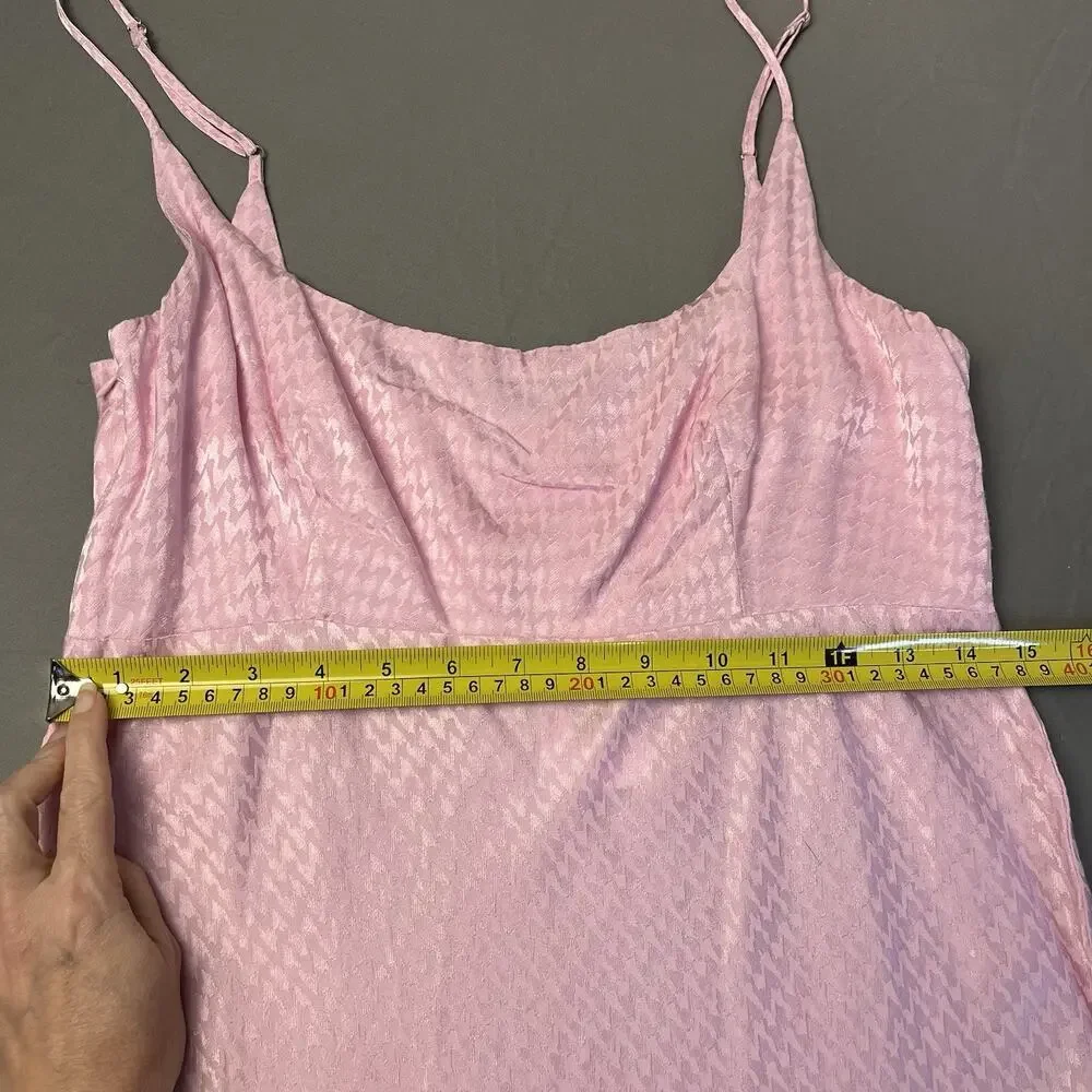 NWT ASTR The Label Women's Joan Strappy Midi Dress Size Medium Spring Pink - Picture 5 of 9